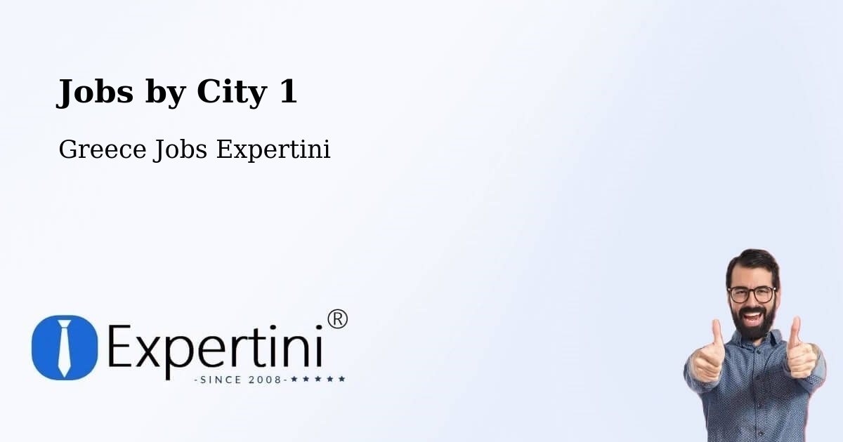 City Jobs in Greece - Expertini