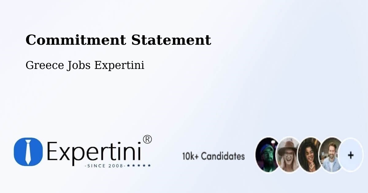 Corporate Commitment – Pefkochóri - Greece Jobs Expertini